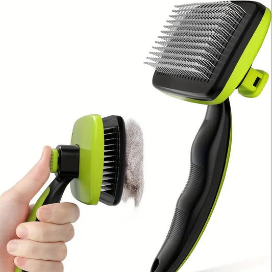 Self-cleaning Rake Brush For Dogs, Cats, Light Dog Brush